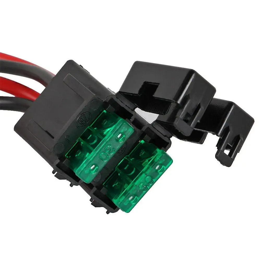 For ICOM IC-7000 IC7600 7300 FT991 FT450D Shortwave Radio Power Cord 1015-12AWG Wire