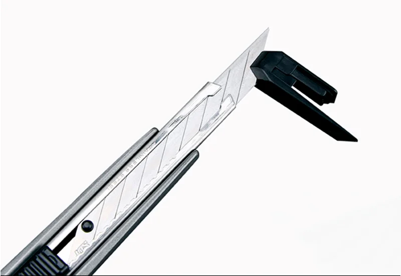 Aluminum Alloy Utility Knife 30 Degree 9mm Sharp Angle Blade Cutting Paper/Leather Carving Craft Knife Metal Knife Stationery
