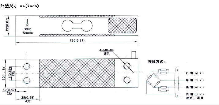 CZL-601 Aluminium Alloy Waterproof Load Cell Sensor, 3KG, 5kg,6KG, 10KG,20KG,40KG 60kg 100kg 120kg weighing sensors