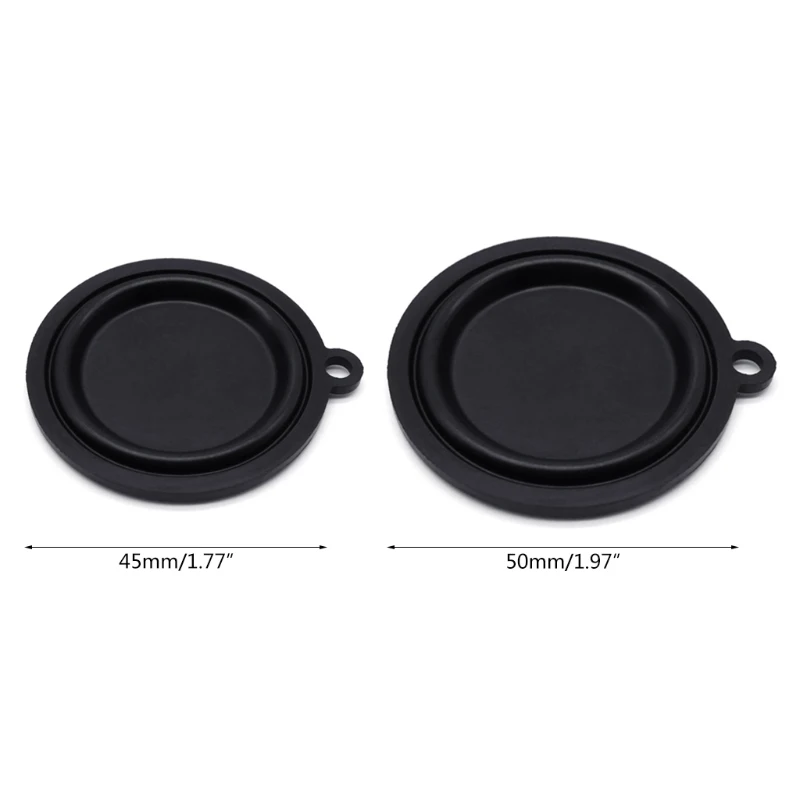 10Pcs 45mm/50mm Durable Pressure Diaphragm For Water Heater Gas Accessories Water Connection Heater Parts Black