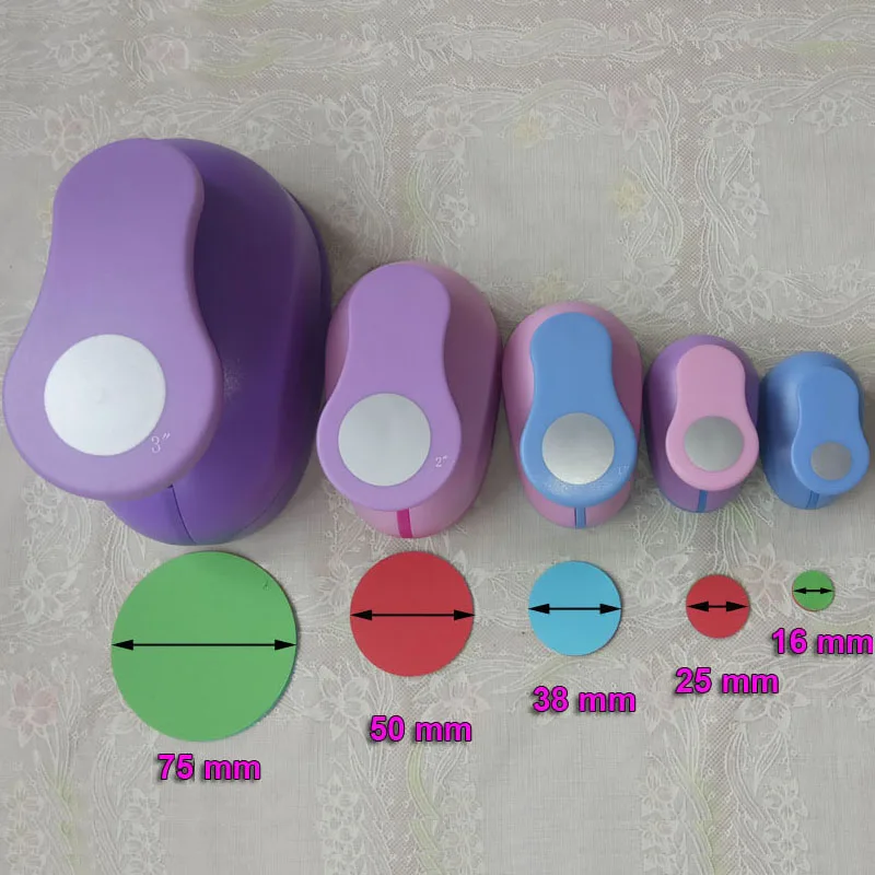 1pc 3" 2" 1.5" 1" Punch Circle Craft Puncher Scrapbooking EVA School Kawaii Paper Cutter дырокол מחורר צורות