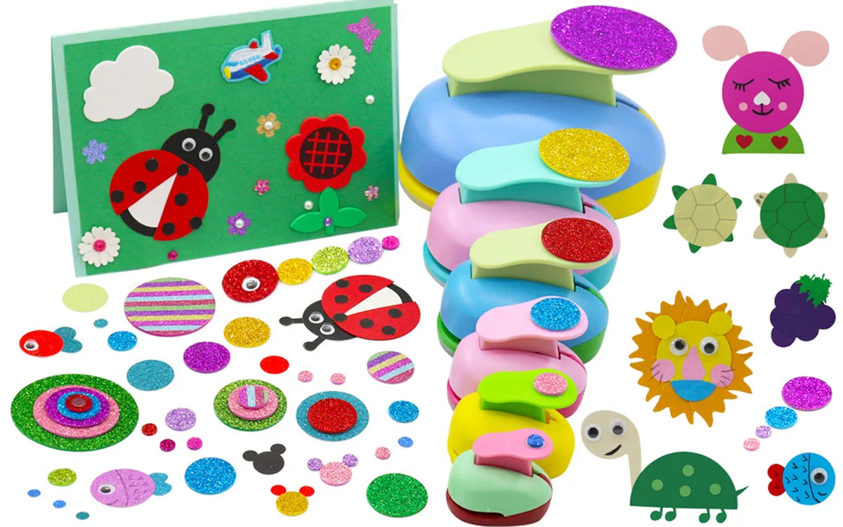 1pc 3" 2" 1.5" 1" Punch Circle Craft Puncher Scrapbooking EVA School Kawaii Paper Cutter дырокол מחורר צורות