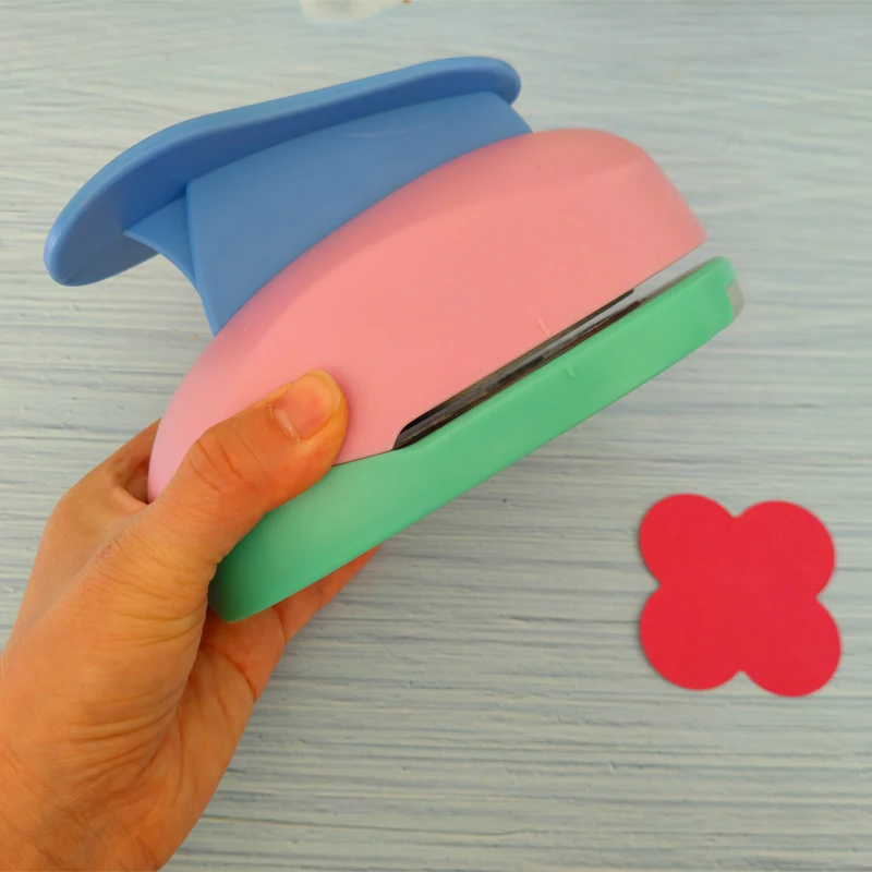 Four Flower Super Large Size Hole Punch Craft Scrapbooking Paper Puncher DIY Greeting Card Decoration Cutting Tool