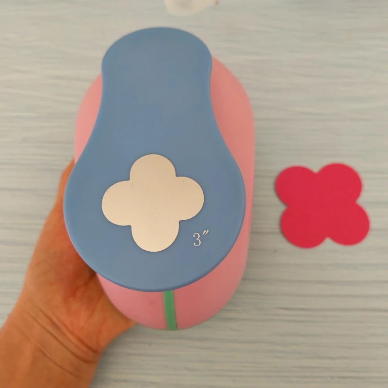 Four Flower Super Large Size Hole Punch Craft Scrapbooking Paper Puncher DIY Greeting Card Decoration Cutting Tool