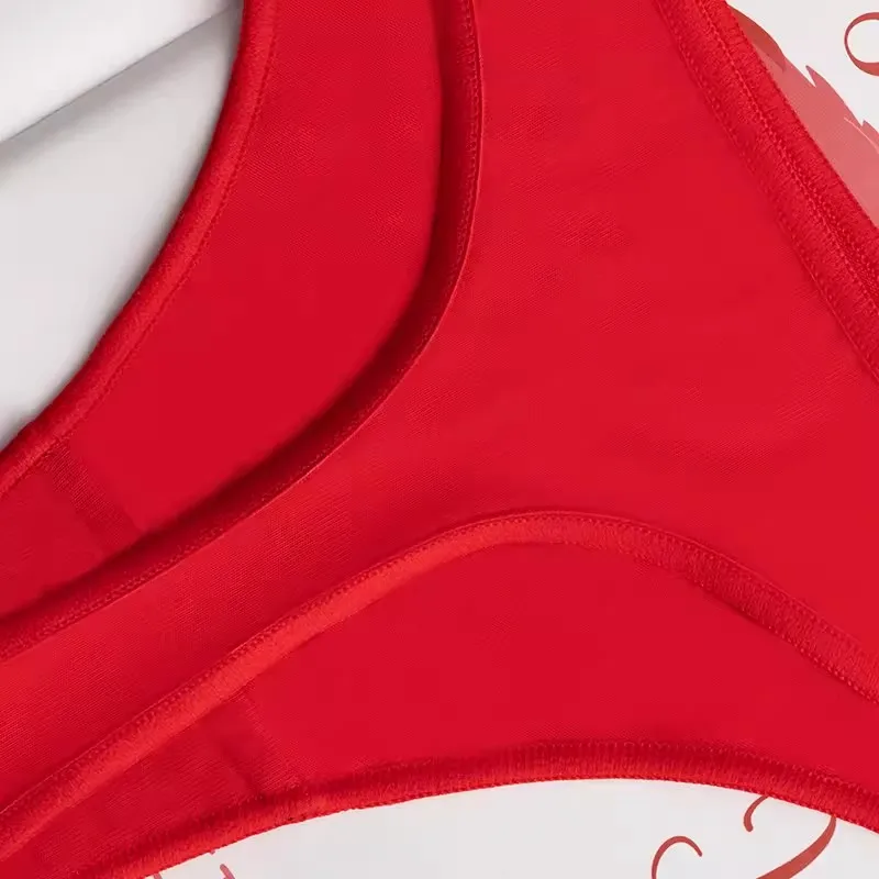 Hot Wife Letters Women's Underwear New Fashion Panties Sports Fitness Seamless Girl's Underwear Low Waist Traceless Ladies Brief