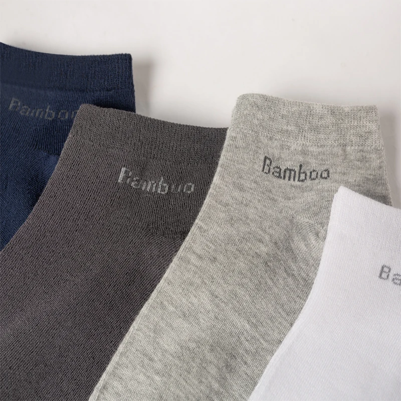 High Quality 10Pairs/Lot Men's Bamboo Fiber Socks Short Casual Breatheable Anti-Bacterial Man Ankle Socks New black busines