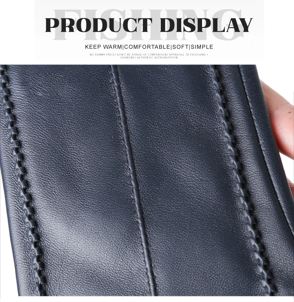 Women's Sheepskin Gloves Winter Warm Plus Velvet Short Thin Touch Screen Driving Color Women's Leather Gloves Good Quality -2226