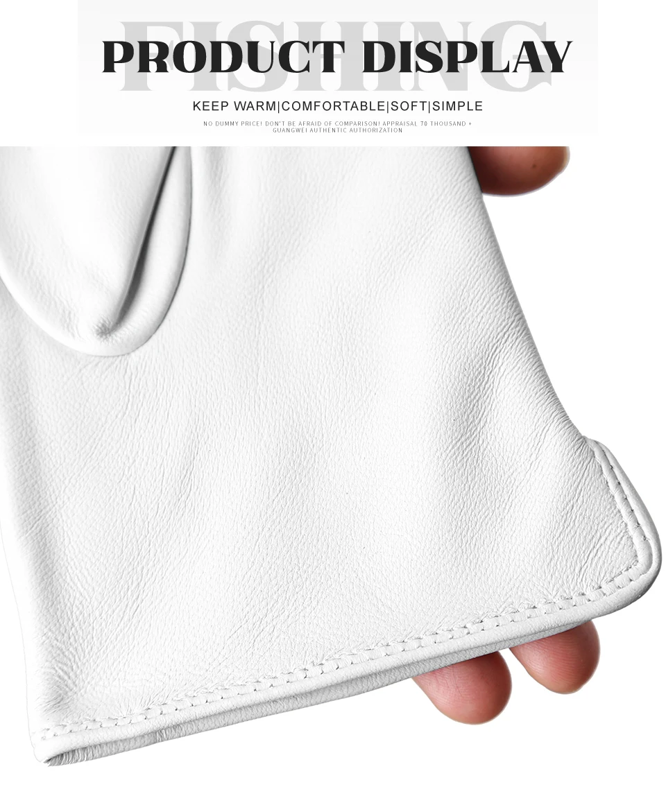 Women's Sheepskin Gloves Winter Warm Plus Velvet Short Thin Touch Screen Driving Color Women's Leather Gloves Good Quality -2226