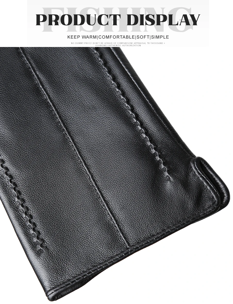 Women's Sheepskin Gloves Winter Warm Plus Velvet Short Thin Touch Screen Driving Color Women's Leather Gloves Good Quality -2226