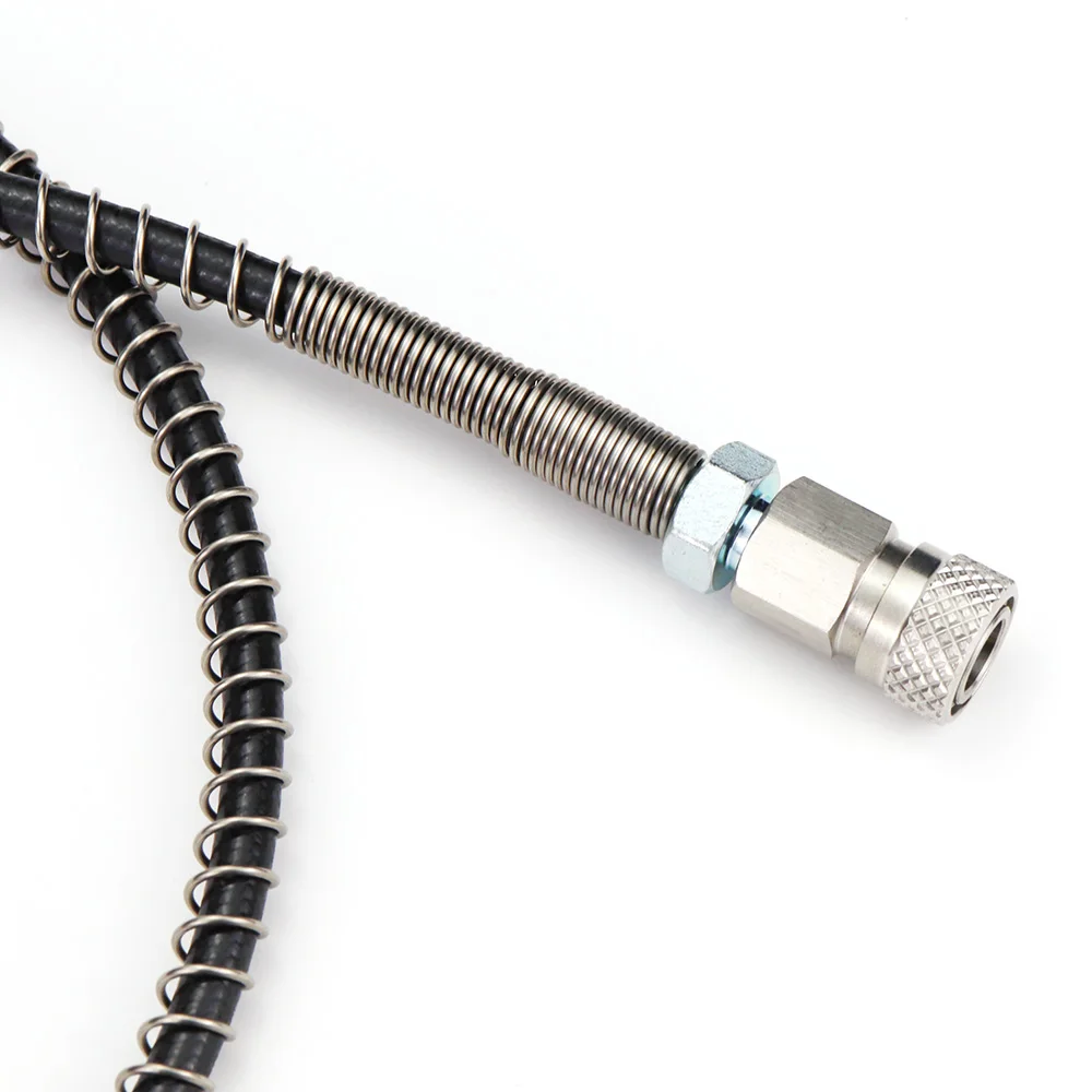 New 4500PSI AIR CO2 Remote Charging Fill Whip Hose Extension With 8MM Quick Disconnect