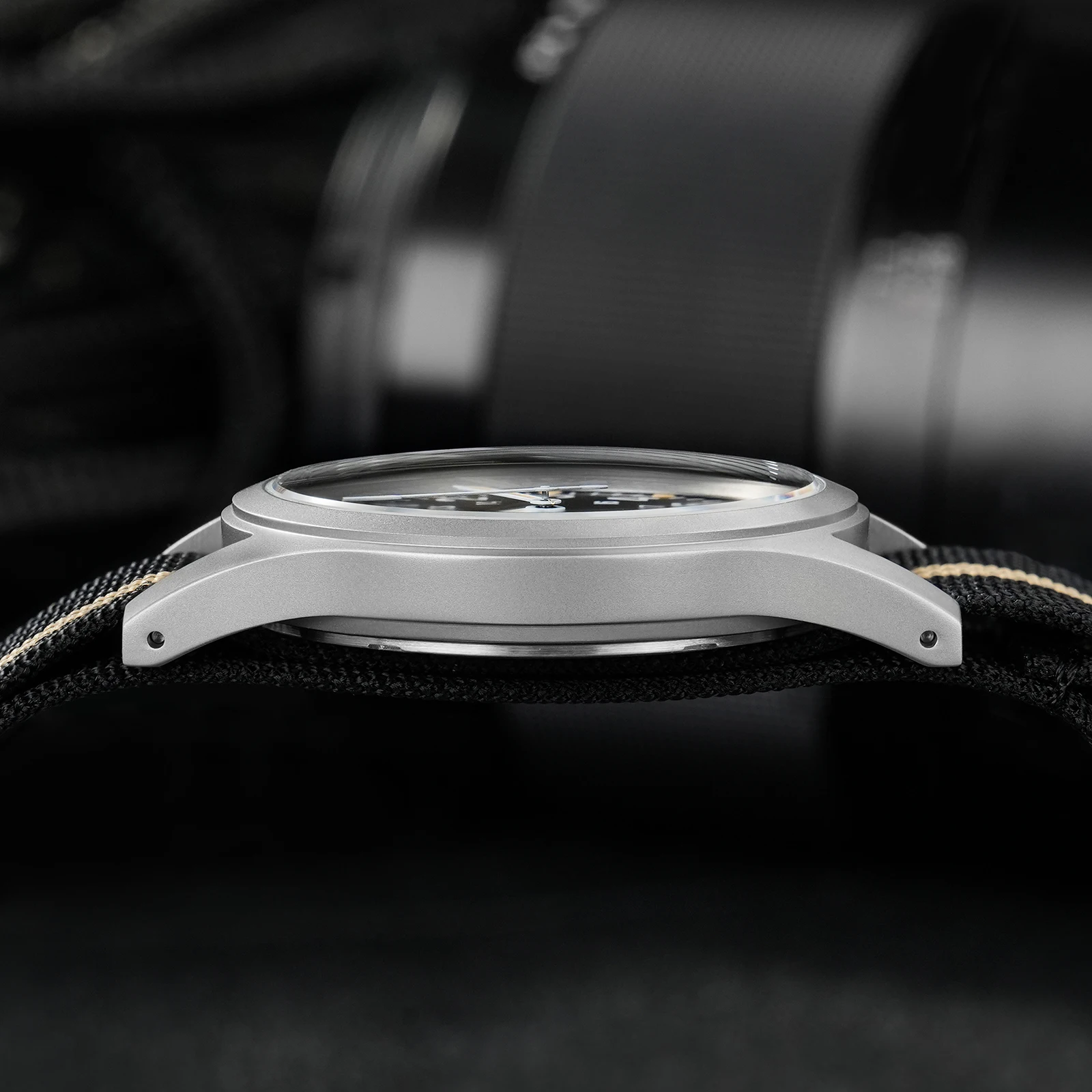 Militado ML05B Vintage Watch Miyota 2035 Movement Domed Sapphire Crystal With High Clear AR Coating Luminous 38mm Watches