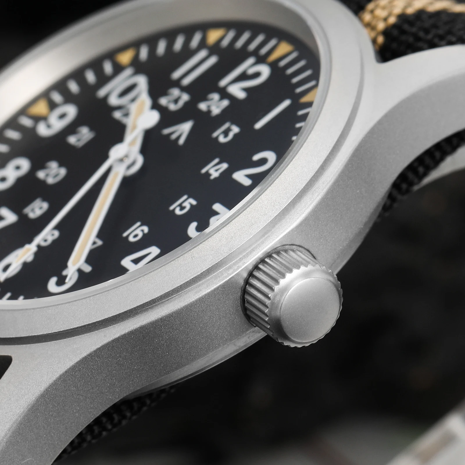 Militado ML05B Vintage Watch Miyota 2035 Movement Domed Sapphire Crystal With High Clear AR Coating Luminous 38mm Watches