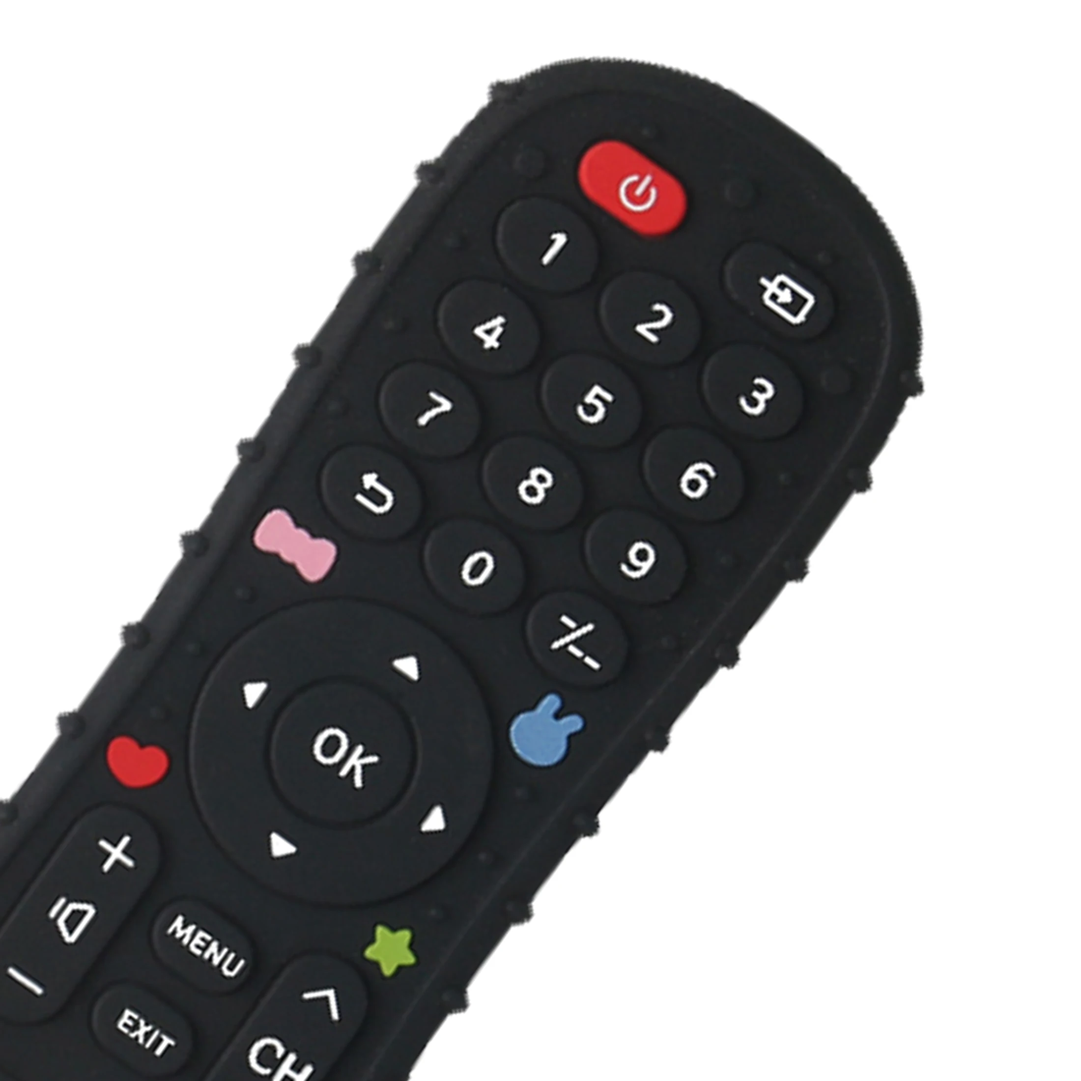 1PC Silicone Baby Toys TV Remote Control Shape Teether Toy BPA Free Silicone Teething Chewing Toy Sensory Baby Accessories