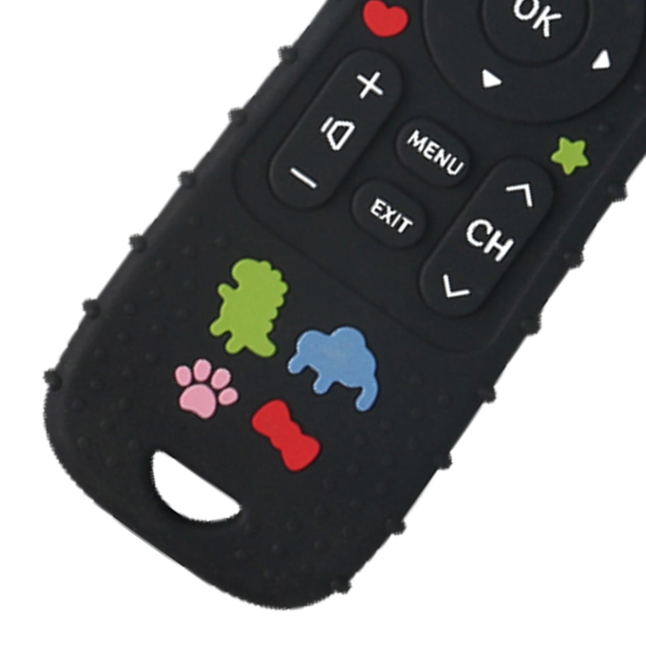 1PC Silicone Baby Toys TV Remote Control Shape Teether Toy BPA Free Silicone Teething Chewing Toy Sensory Baby Accessories