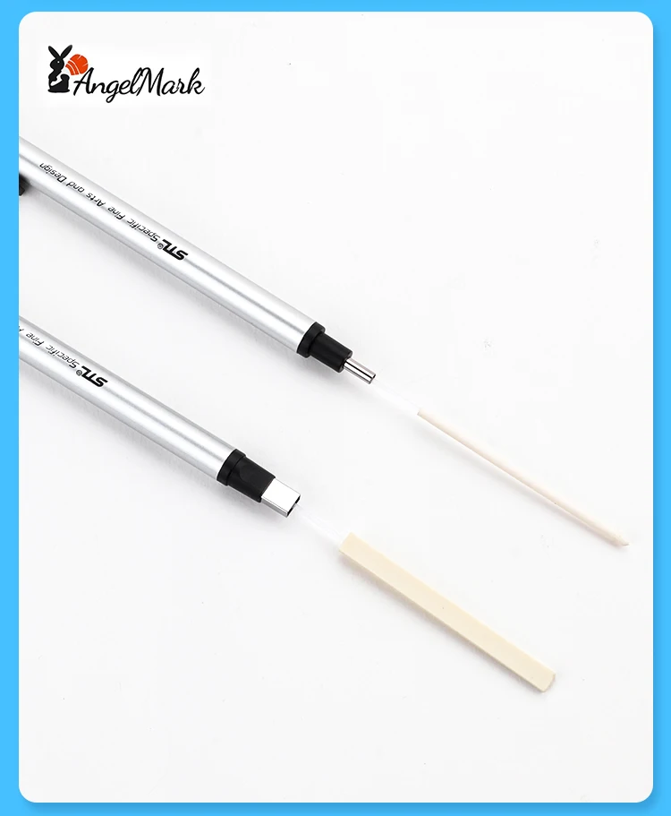 AngelMark Eraser Retractable Automatic Pencil Rubber High Precision Pencil Eraser Correction Tools School Office Stationery