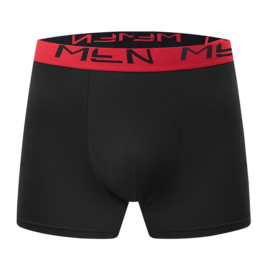4/7 Piece Set Of Four Season Men's Solid Color Long Casual Underwear Fashionable Sports Base Shorts Plus Size Flat Corner Pants