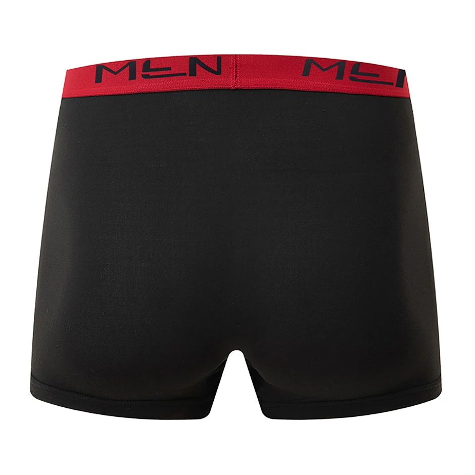 4/7 Piece Set Of Four Season Men's Solid Color Long Casual Underwear Fashionable Sports Base Shorts Plus Size Flat Corner Pants