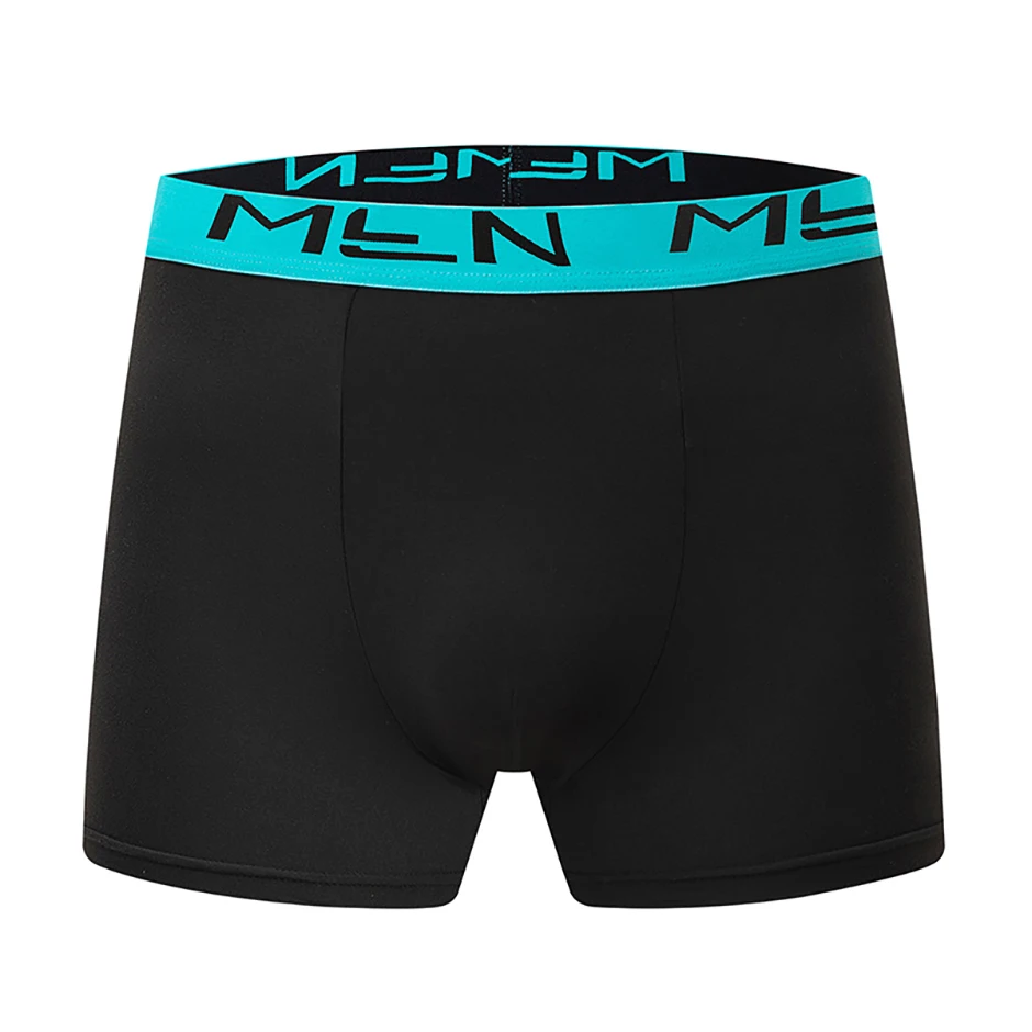 4/7 Piece Set Of Four Season Men's Solid Color Long Casual Underwear Fashionable Sports Base Shorts Plus Size Flat Corner Pants