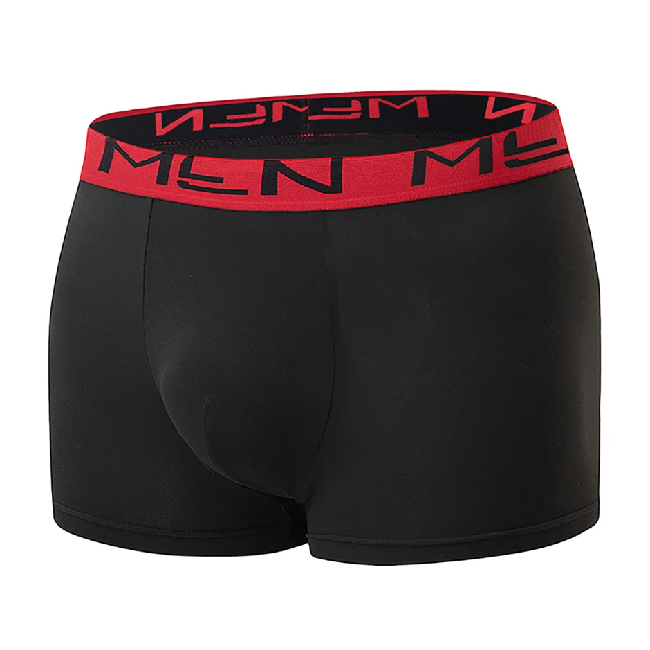 4/7 Piece Set Of Four Season Men's Solid Color Long Casual Underwear Fashionable Sports Base Shorts Plus Size Flat Corner Pants