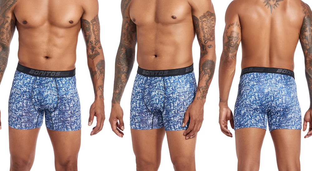 5pcs Boxers Men's Panties Breathable Boxer Shorts Men Underwear Polyester Underpants for Man High Quality Male Trunks