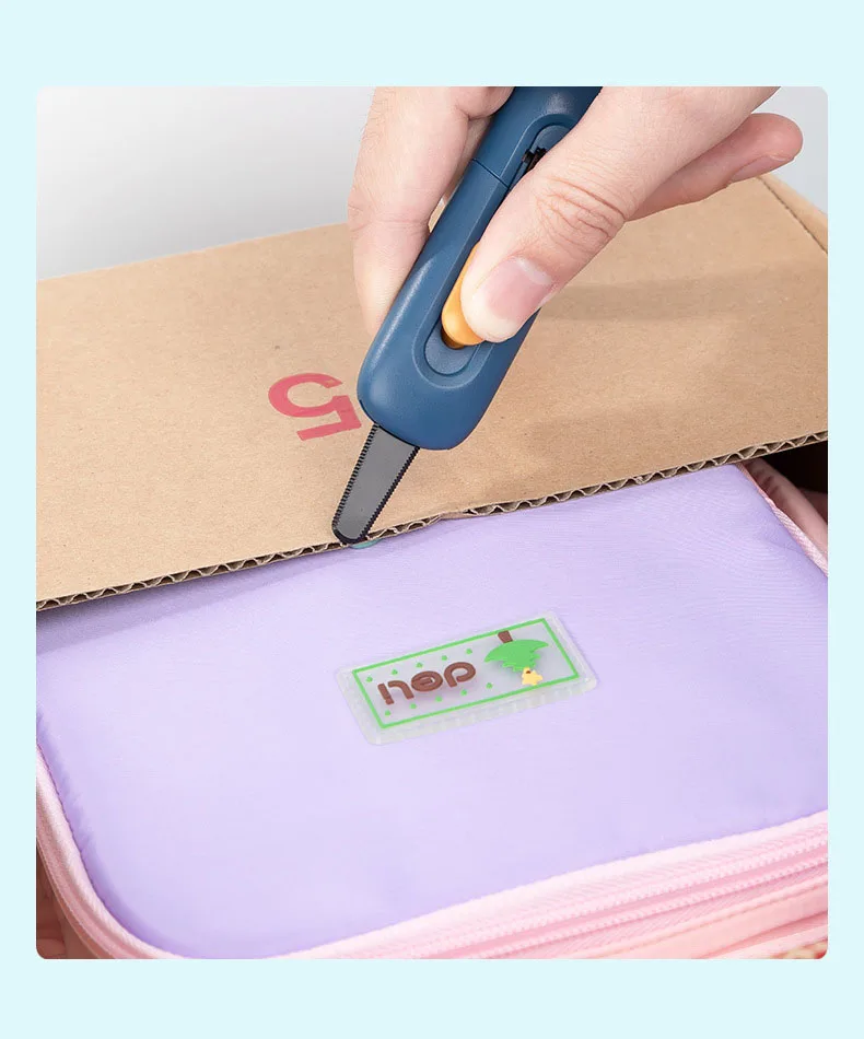 Deli Utility Knife Multipurpose Pocket Knife нож Paper Box Cutter Letter Opener Anti-sticking Retractable Blade for Home Office