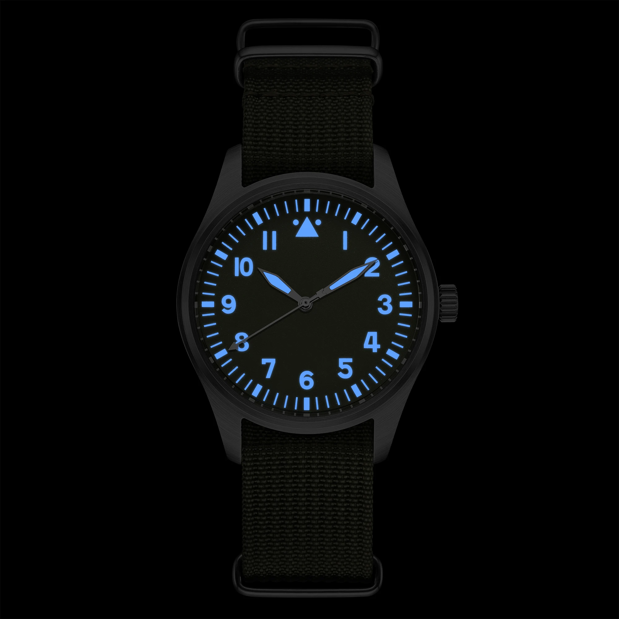 DD40mm Vh31 Beat Quartz Men Watches Sapphire Crystal Waterproof 5Bar 316L Stainless Steel vintage Pilot Men Watch