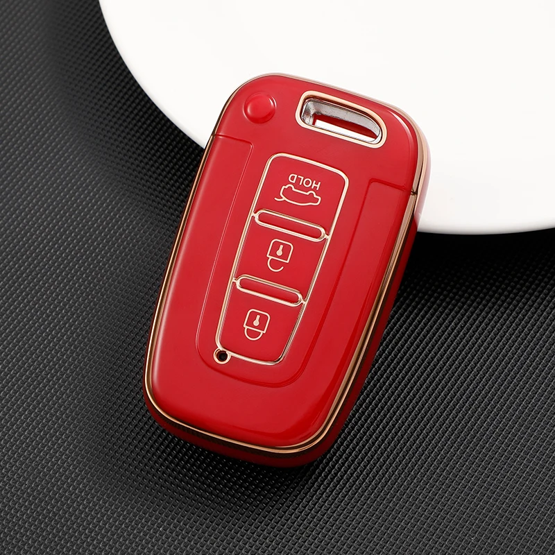 3 4 Button Smart Key Case Cover Fob For Hyundai IX35 Elantra Sonata 8 9 For Kia Sportage K5 K2 Sorento Optima Forte 2011-2016