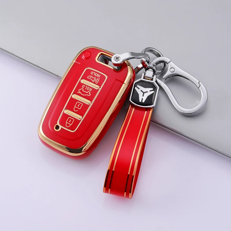3 4 Button Smart Key Case Cover Fob For Hyundai IX35 Elantra Sonata 8 9 For Kia Sportage K5 K2 Sorento Optima Forte 2011-2016