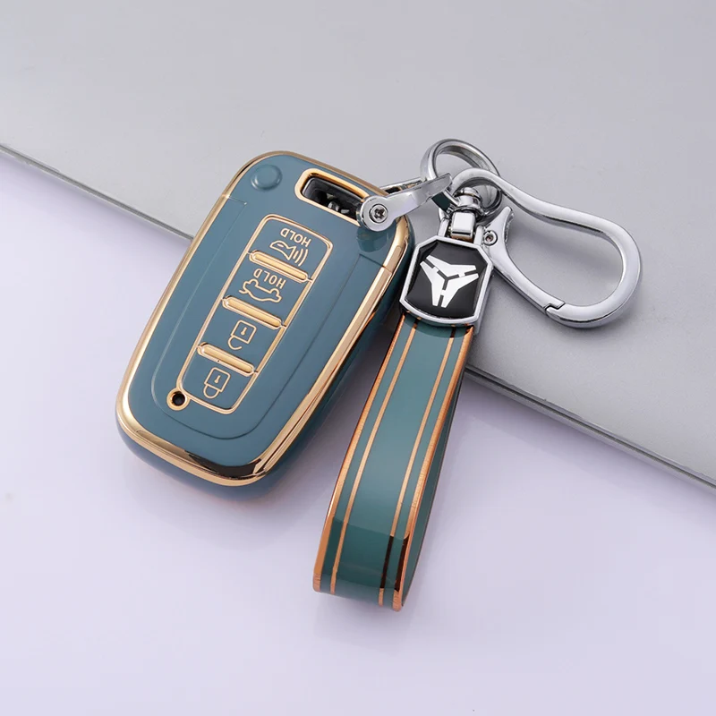 3 4 Button Smart Key Case Cover Fob For Hyundai IX35 Elantra Sonata 8 9 For Kia Sportage K5 K2 Sorento Optima Forte 2011-2016