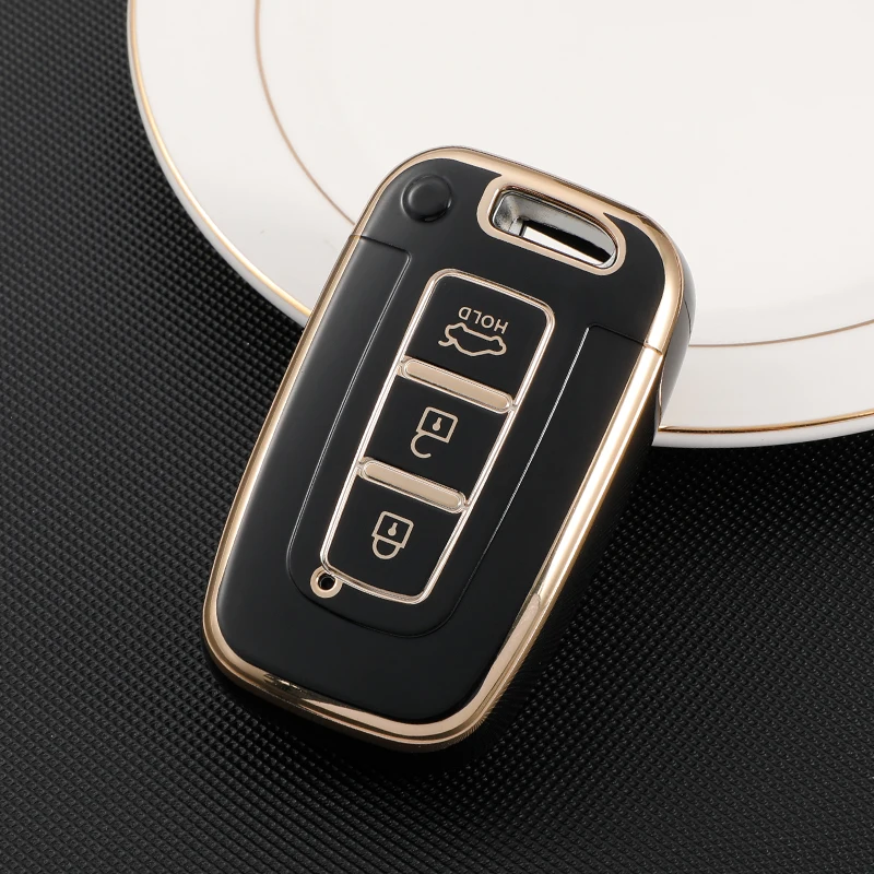 3 4 Button Smart Key Case Cover Fob For Hyundai IX35 Elantra Sonata 8 9 For Kia Sportage K5 K2 Sorento Optima Forte 2011-2016