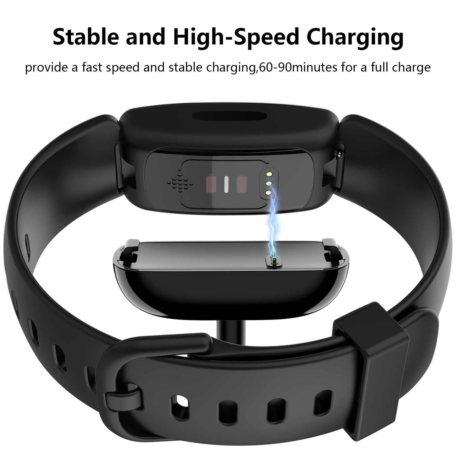 100cm USB Charger For Fitbit Inspire/Inspire 2/Inspire 3 Charging Cable Cord Clip Dock For Fitbit Inspire HR/ACE 2/ACE 3 Charger