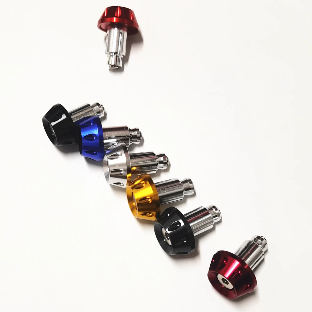 Universal 7/8' 22mm Motorcycle Handlebar Grips Bar End Plug CNC Aluminum Alloy Handle Bars Grip Cap Plug Slider