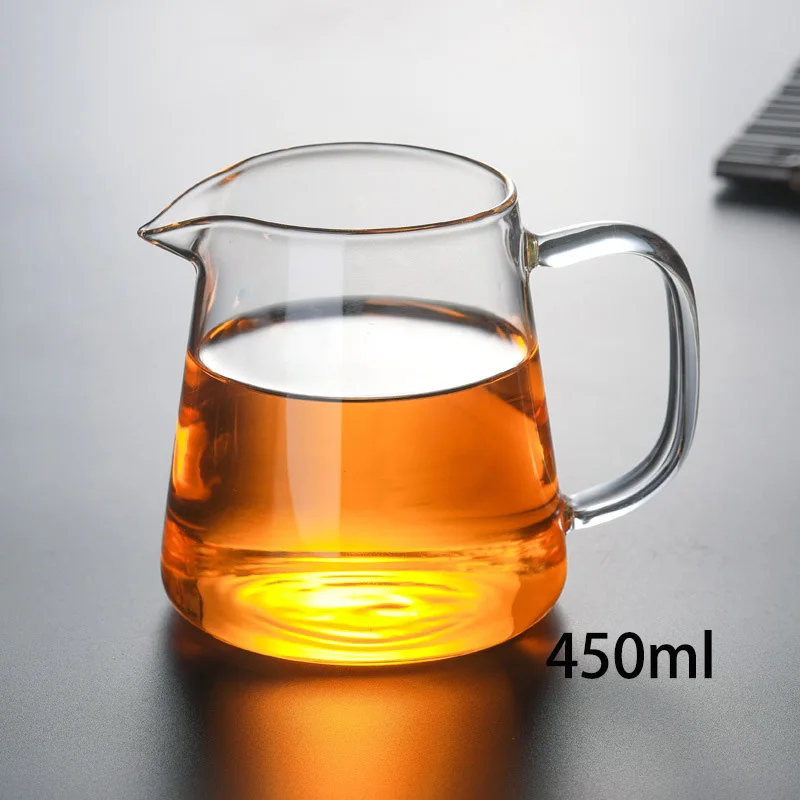 Heat-resisting Clear Glass Tea Pot Fair Cup Cha Hai Teapot With Infuser Puer Tea Brewing Kettle Pu Erh Gaiwan Set Pots Teapots
