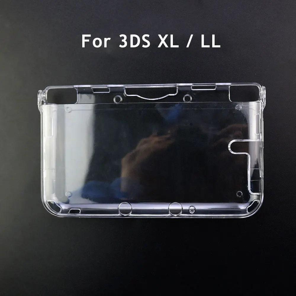 JCD In Bulk Plastic Clear Crystal Protective Hard Shell Skin Case Cover For 3DS New 3DS XL LL NDSL NDSI XL LL Console
