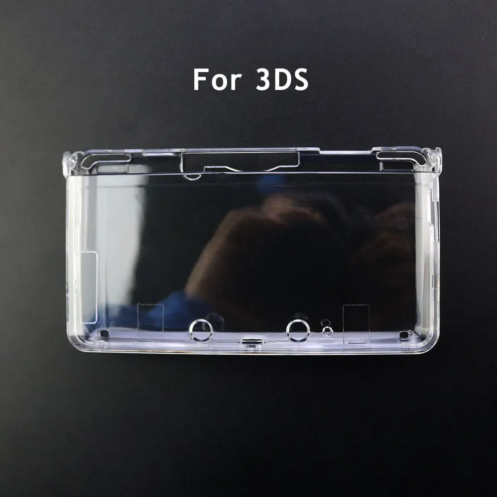 JCD In Bulk Plastic Clear Crystal Protective Hard Shell Skin Case Cover For 3DS New 3DS XL LL NDSL NDSI XL LL Console