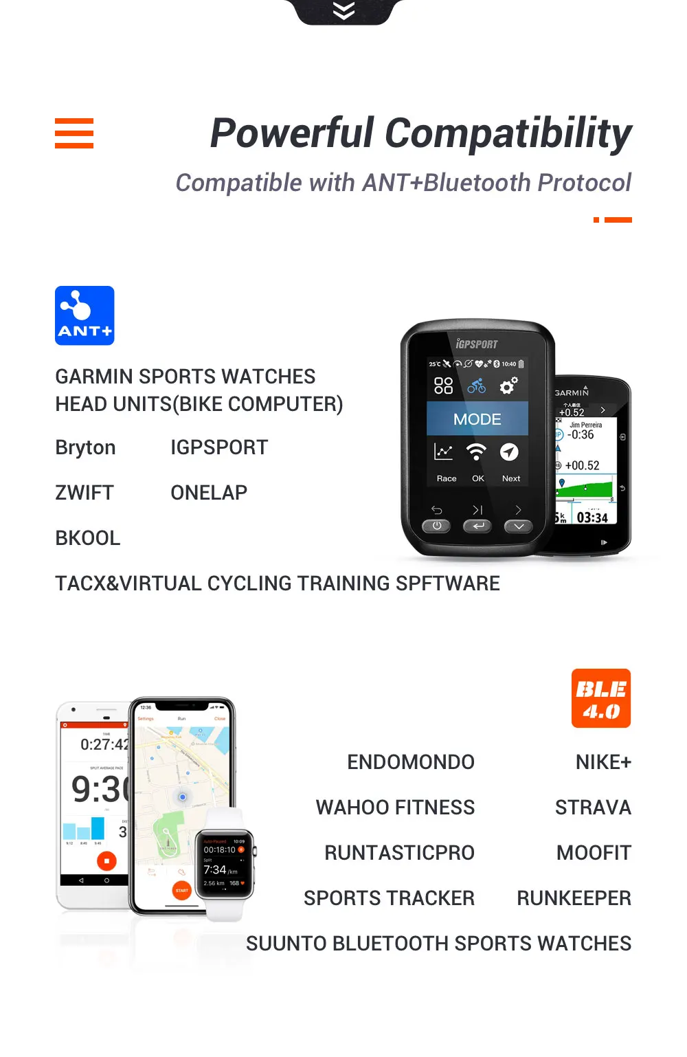 Magene Cadence Sensor Speed S3+ Speedometer ANT+ Bluetooth Computer Compatible with Garmin IGP Bryton  Bike Computer Wireless