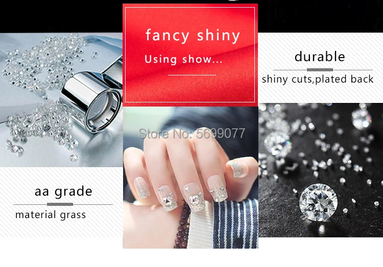 1440P SS2/3/4/5/6/8 Round Facet Cone Cz Crystal 36Color Pointed Back Diamond For 3D Nail Arts Wedding Dress Repair Jewelry Beads