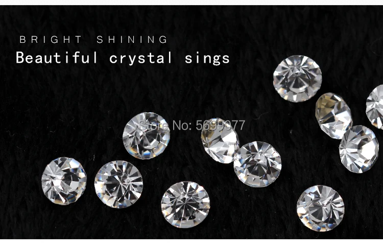 1440P SS2/3/4/5/6/8 Round Facet Cone Cz Crystal 36Color Pointed Back Diamond For 3D Nail Arts Wedding Dress Repair Jewelry Beads
