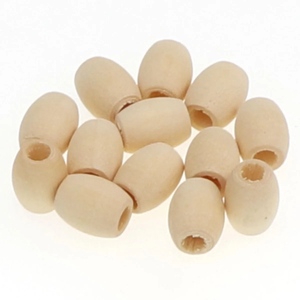 30-500PCS  5-20mm DIY Natural Ball Round Spacer Wooden Beads Lead-Free Wooden Balls Loose Ball Beads Big Hole Supply