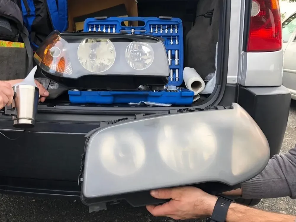 Car Headlight Polish restoration Kit headlight polishing cleaning Kit Anti-Scratch Hydrophobic Car Headlight Repair Polish