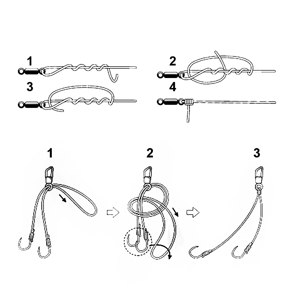 50-100pcs/box Fishing Swivel 4/0#-14# Sizes Solid Connector Ball Bearing Snap Fishing Swivels Rolling Stainless Steel Beads