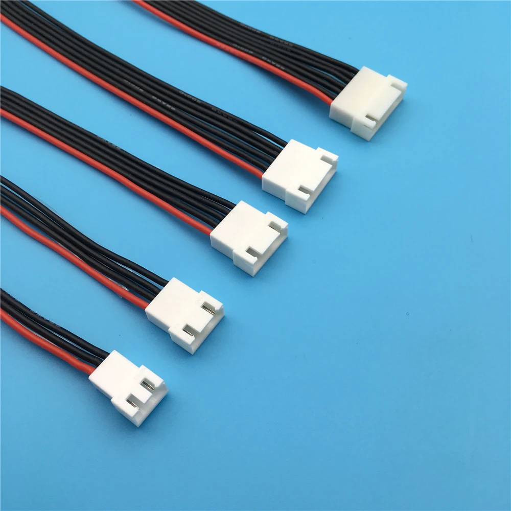 5pcs 2s 3s 4s 5s 6s LiPo Battery Balance Charger Plug Line Extension Cord Wire Balancer Connector Cable