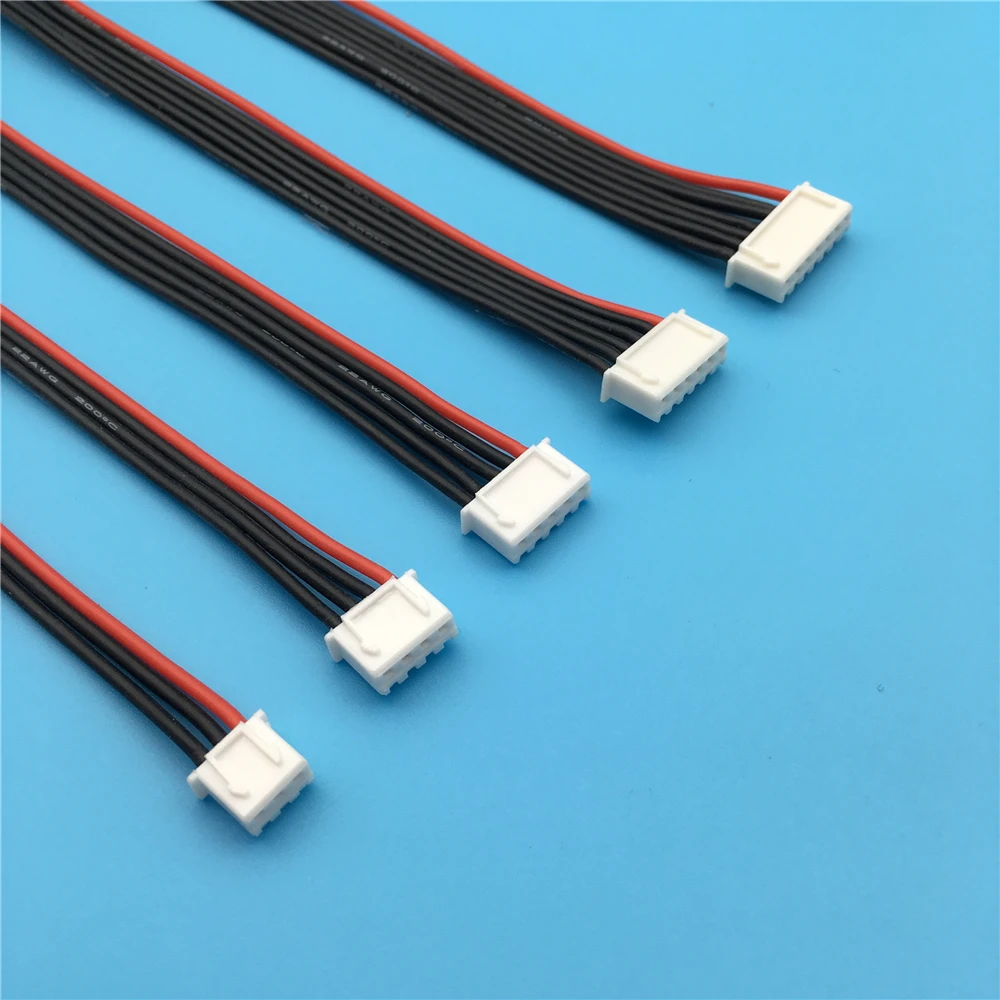 5pcs 2s 3s 4s 5s 6s LiPo Battery Balance Charger Plug Line Extension Cord Wire Balancer Connector Cable