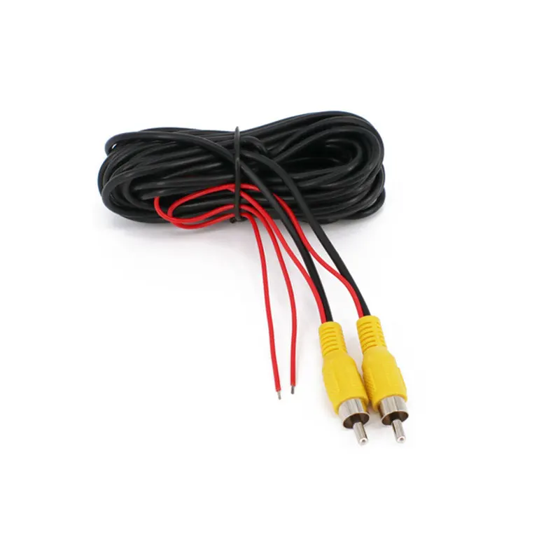 6 Meters 10M 15M 20M Car Truck RCA Video Extension Cable Male to Male with Trigger Wire for Backup Camera Rear View Parking