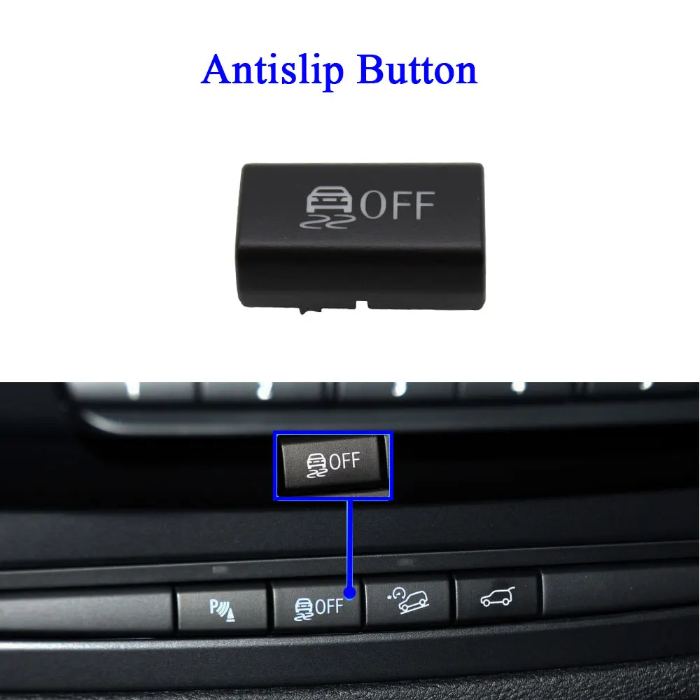 For BMW X5 X6 E70 E71 E72 Dashboard Fan Volume Radar Button AC Vent Grille Rear Trunk Switch Start Stop Key Cover Replacement