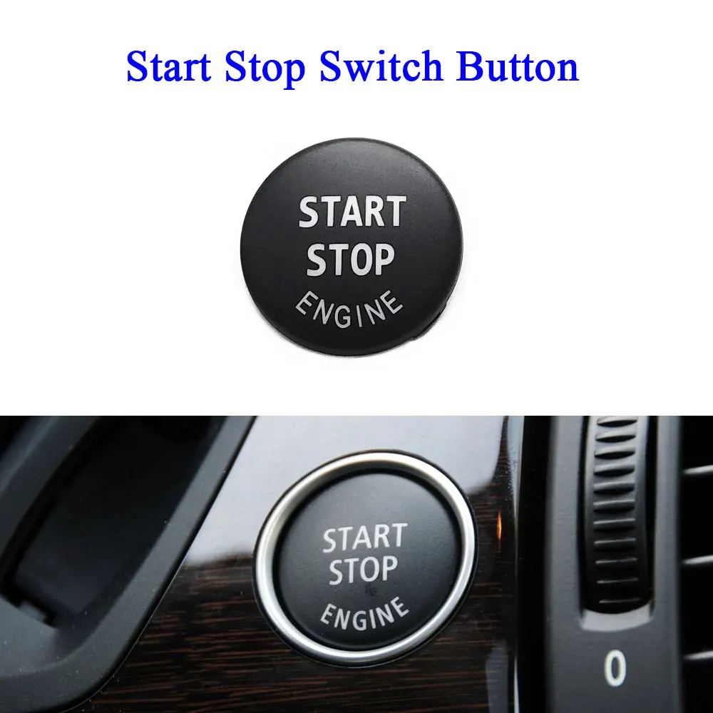 For BMW X5 X6 E70 E71 E72 Dashboard Fan Volume Radar Button AC Vent Grille Rear Trunk Switch Start Stop Key Cover Replacement