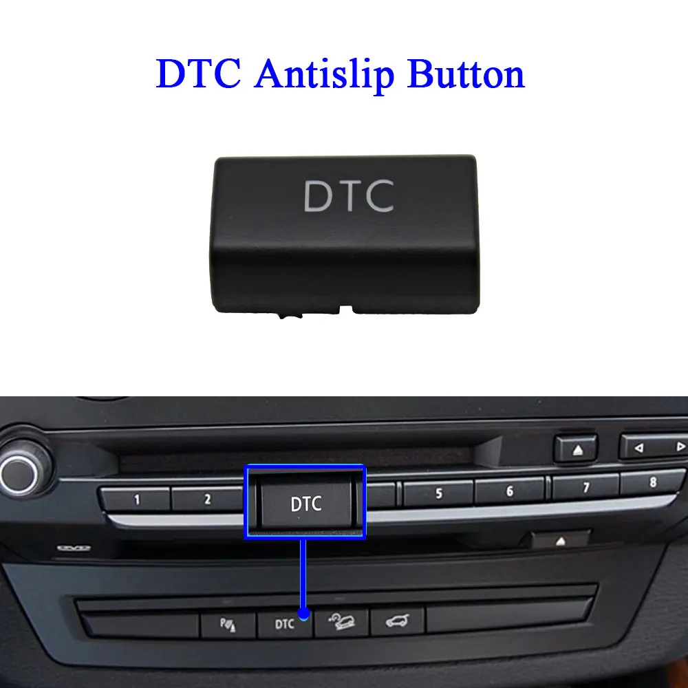 For BMW X5 X6 E70 E71 E72 Dashboard Fan Volume Radar Button AC Vent Grille Rear Trunk Switch Start Stop Key Cover Replacement