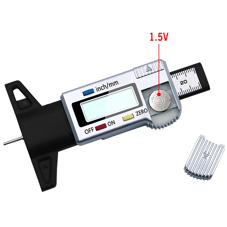 Digital Car Tyre Tire Tread Depth Gauge Meter Measurer Tool Caliper Thickness Gauges Tread Brake Pad Shoe Tire Monitoring System