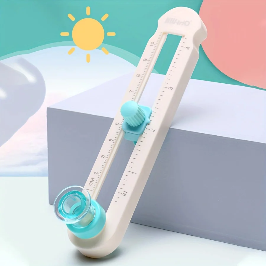 360° Adjustable Circle Cutter - Precision Scrapbooking Tool for Perfect Circular Paper Cuts - Ideal for Craft Enthusiasts,office