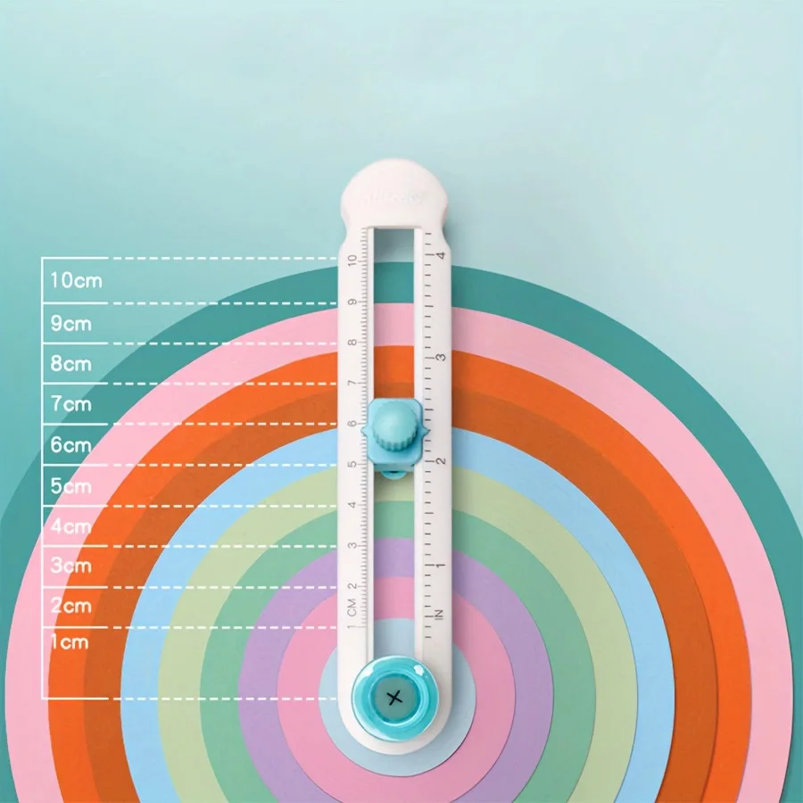 360° Adjustable Circle Cutter - Precision Scrapbooking Tool for Perfect Circular Paper Cuts - Ideal for Craft Enthusiasts,office